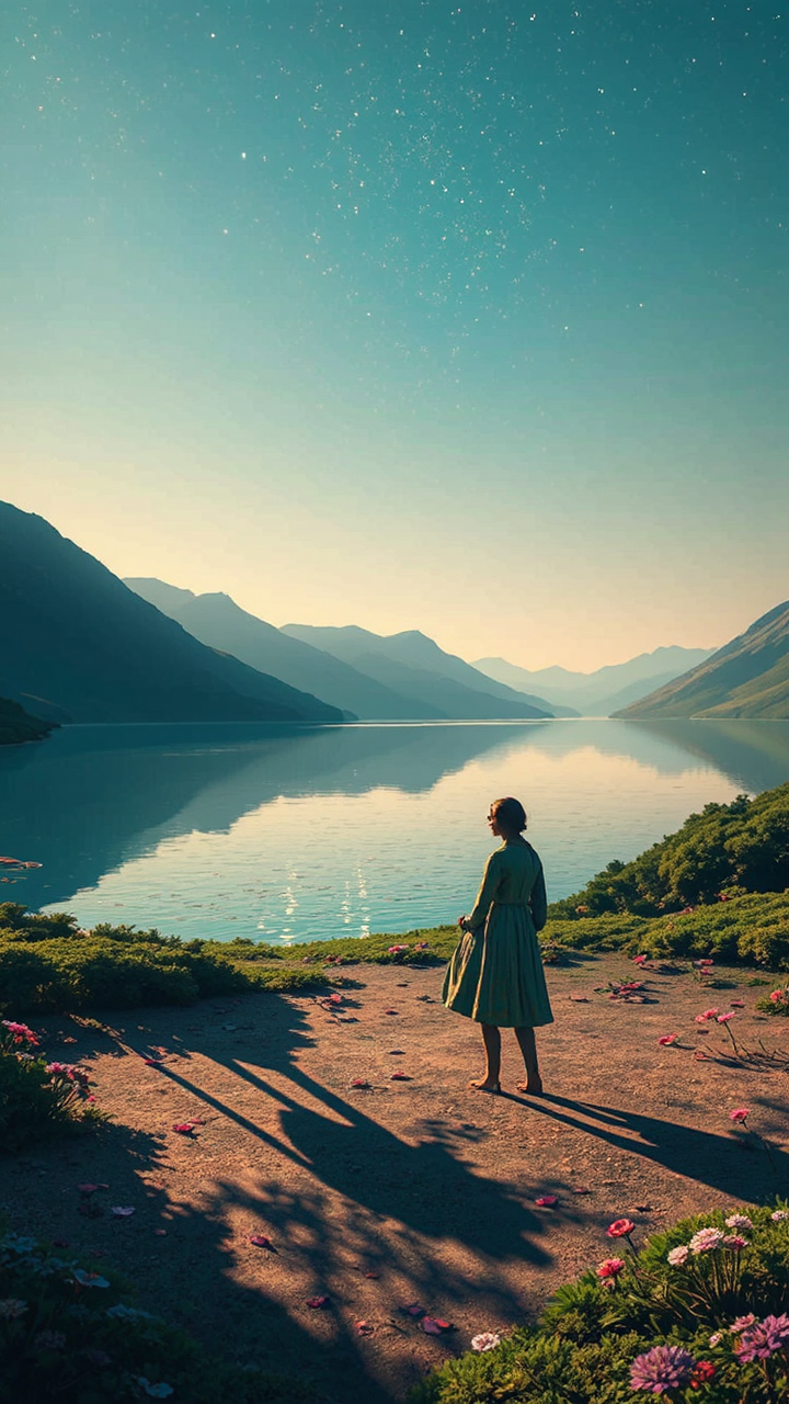 A serene and detailed