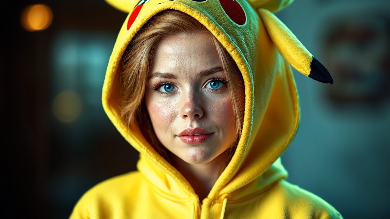Amy Adams in Pikachu