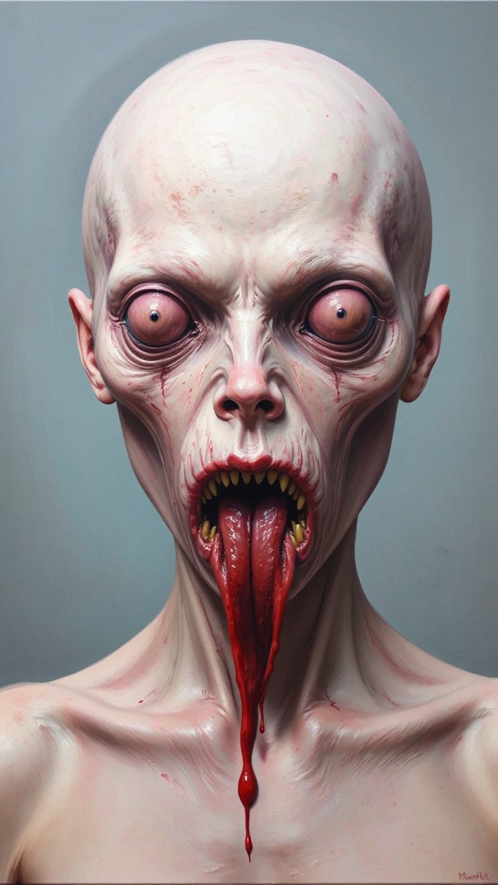 Hyperrealistic depiction of creatures