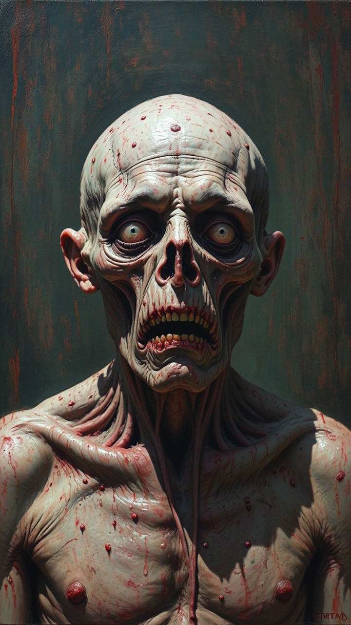 Mutilated and disfigured male