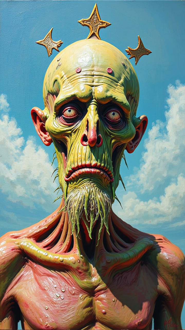 A hyperrealistic painting of