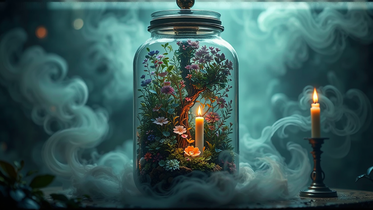 Botanical garden in a