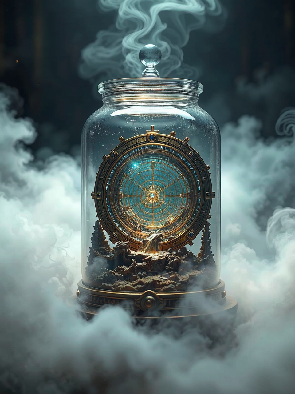 Steampunk stargate in a