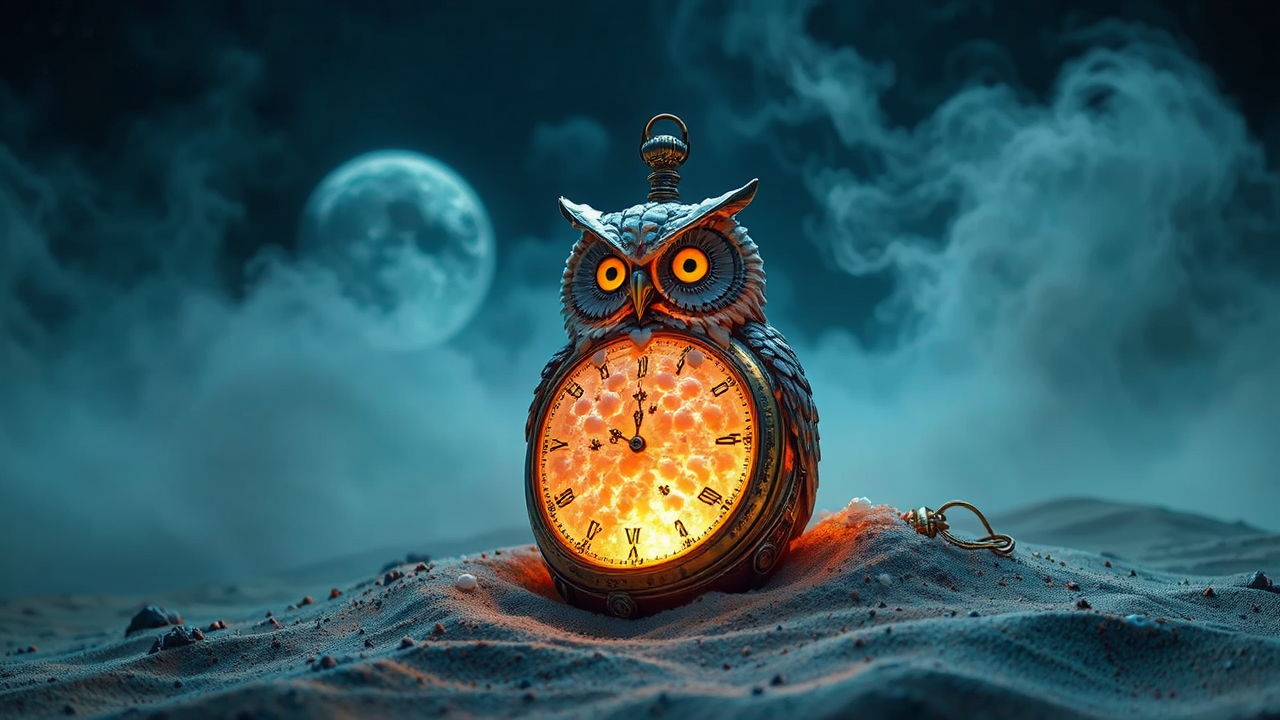 Steampunk pocketwatch in a