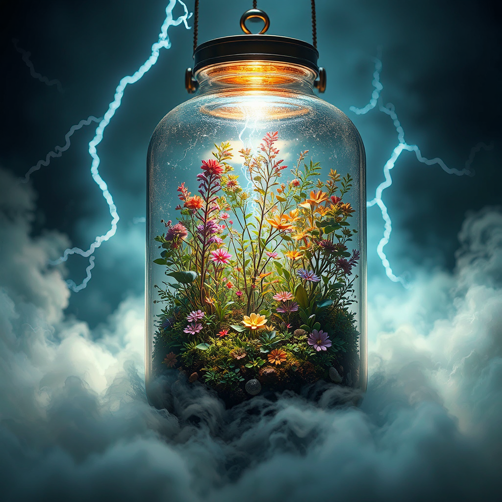 Botanical garden in a