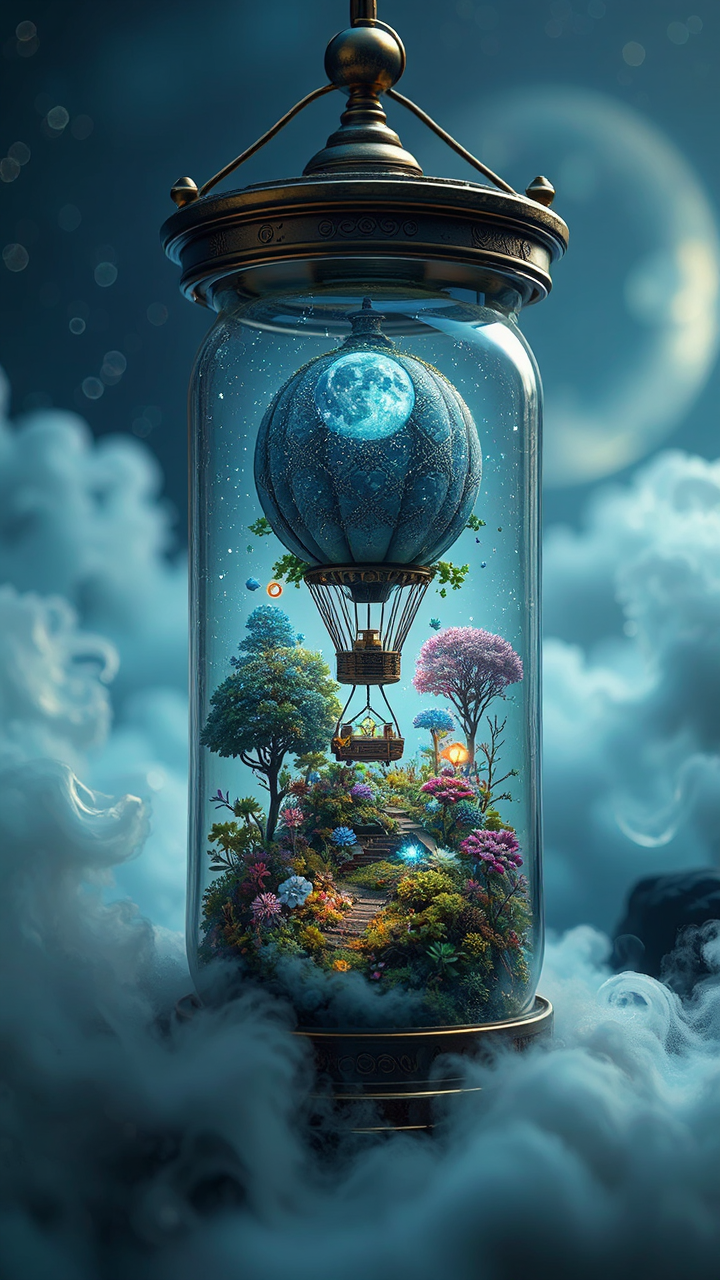 Galactic garden in a