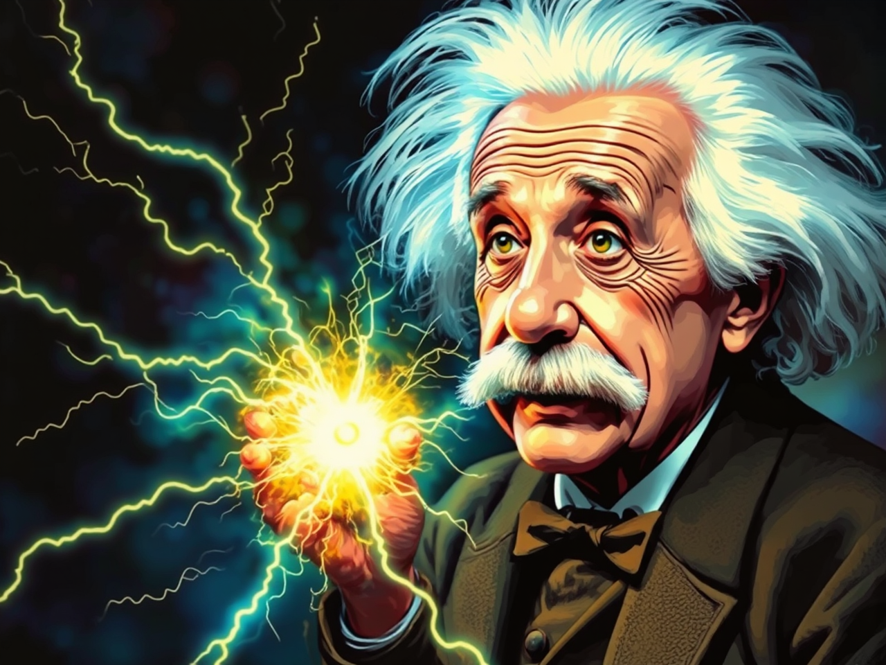 A young Albert Einstein