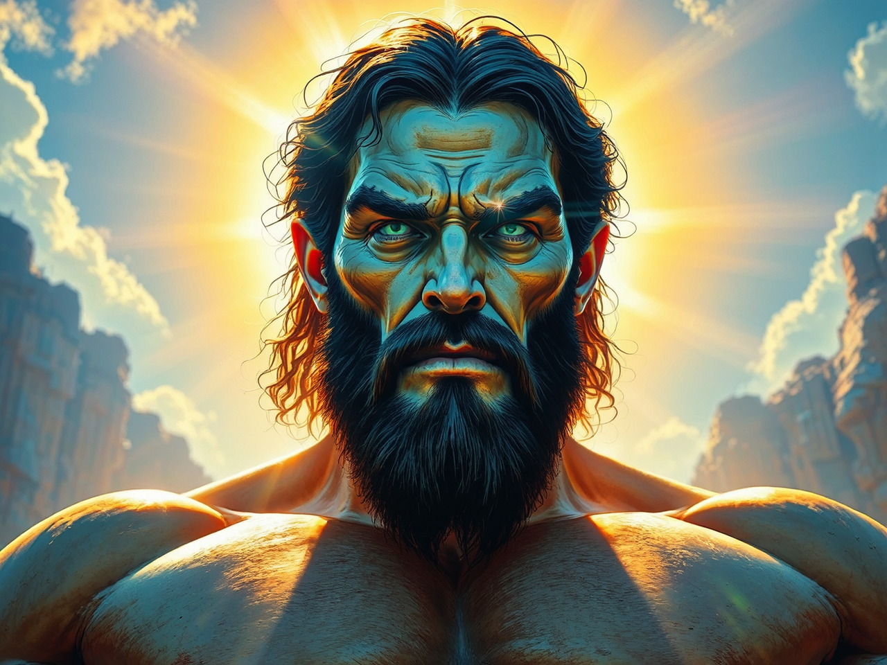 Hulking ogre depiction of