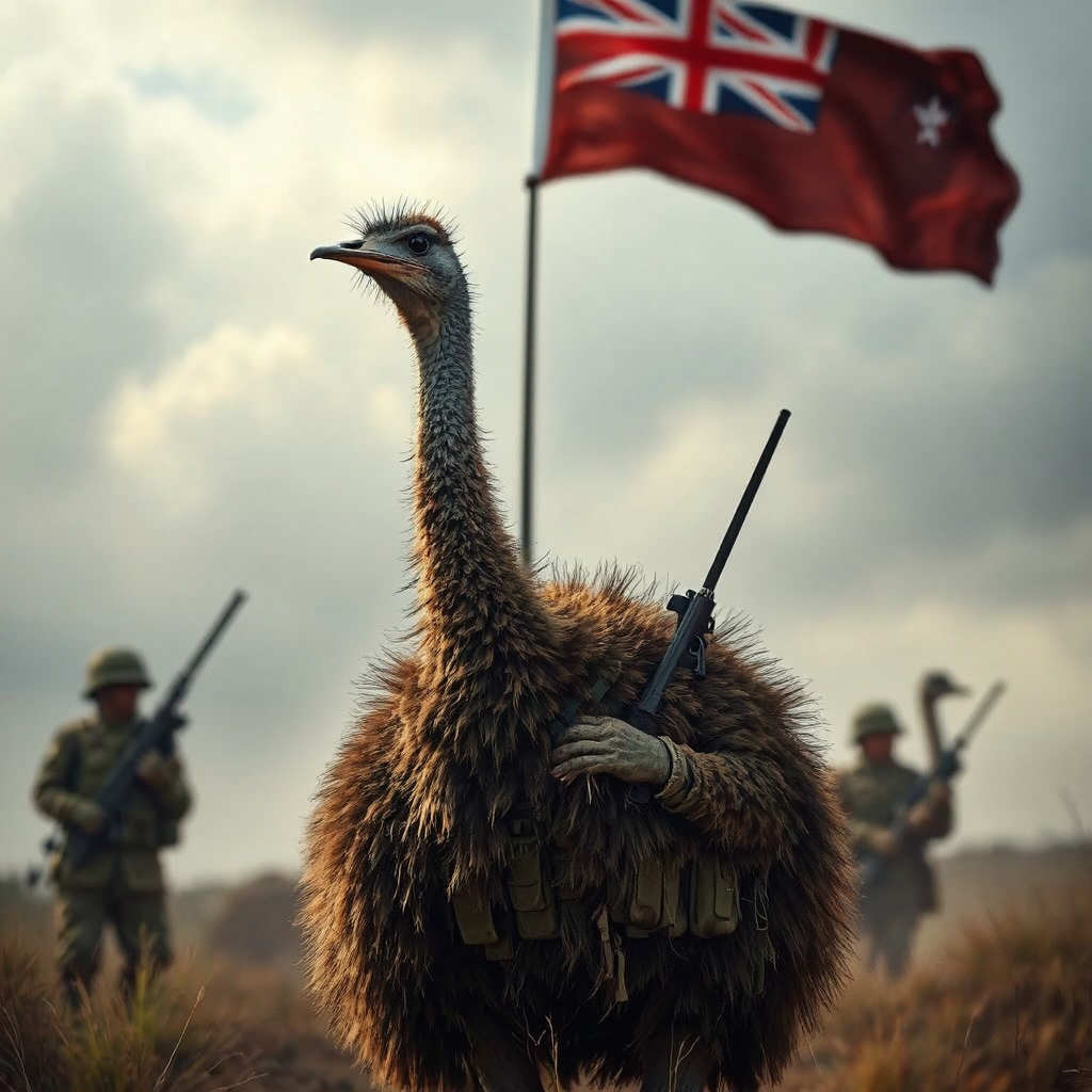 Soldiers captured by large