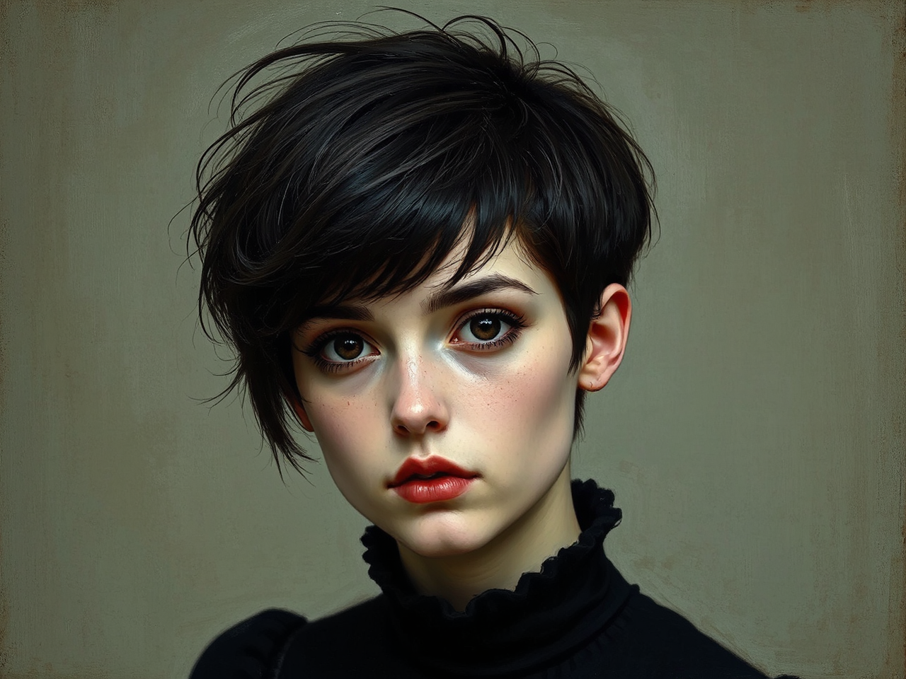 Young woman in Victorian