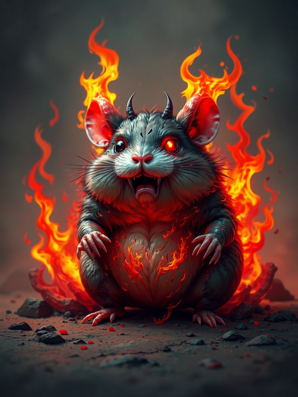 Demonic hamsters in a