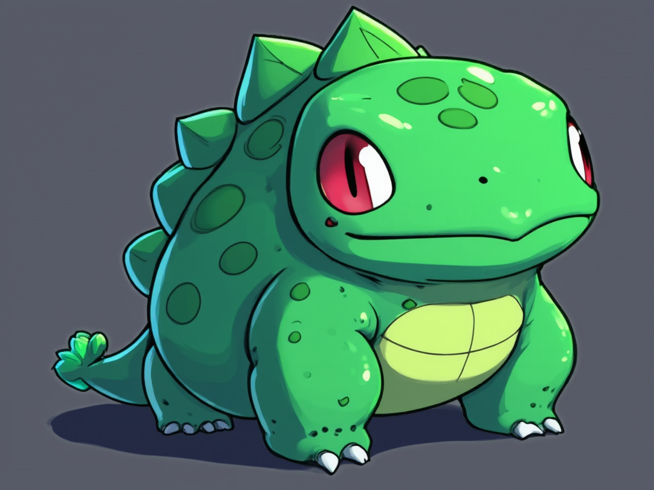 Small green dinosaur-like Pokémon
