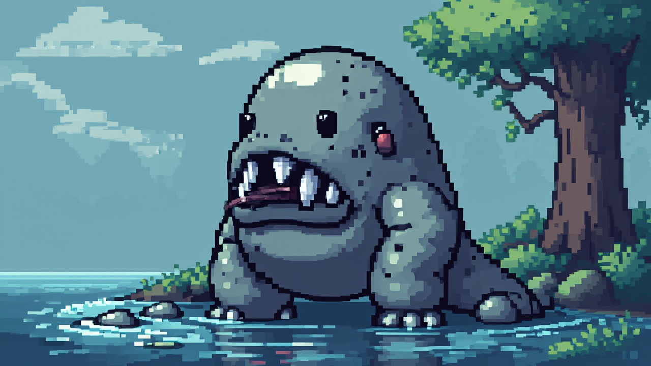 A Spheal character in