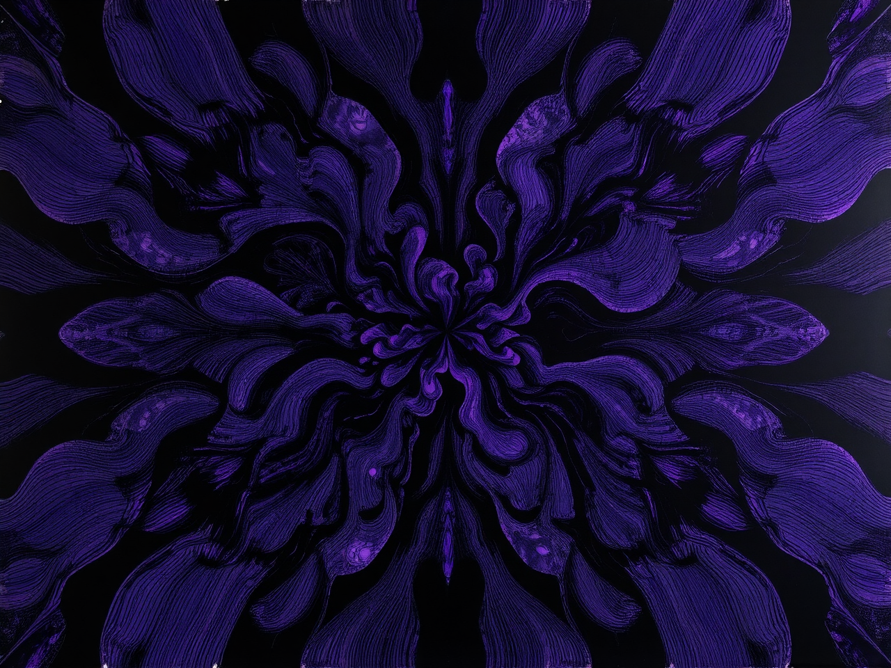 Purple and black abstract