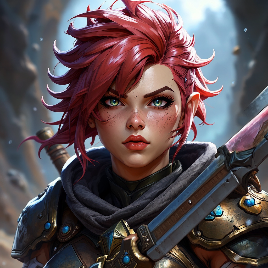 Zarya as D&D Fighter,