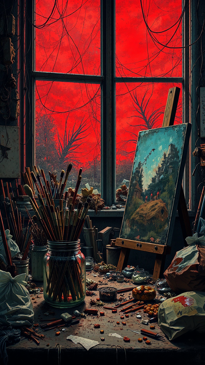 An artist's chaotic and