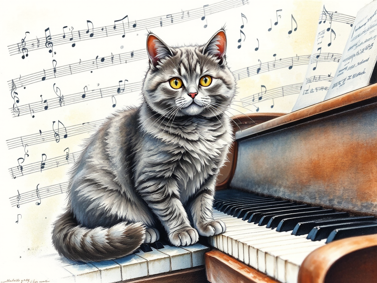 Grey British Shorthair cat